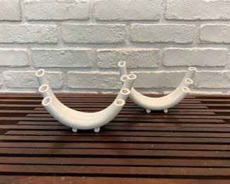 $30.00 Pair Of French Tube Vases