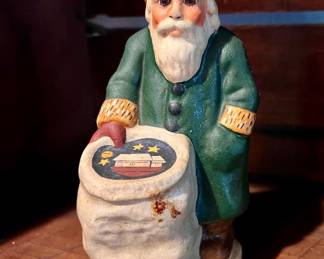 $125.00~Rare Vaillancourt Noah’s Ark Santa