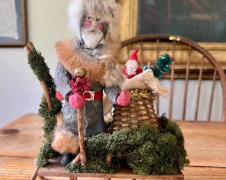 $50~ Mary Calehuff Santa On Sleigh