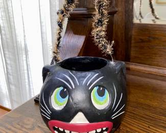 Vintage Halloween cat