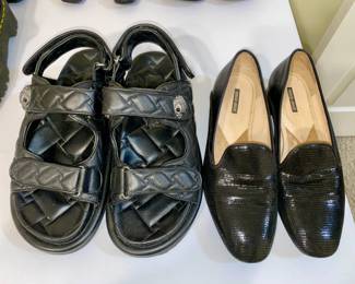 Left: Kurt Geiger Right: Giorgio Armani