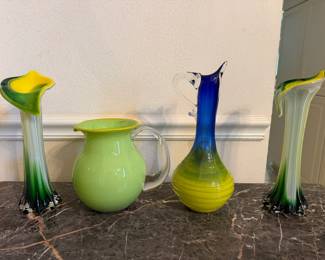 Glass vase assortment