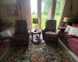Nice leather recliners