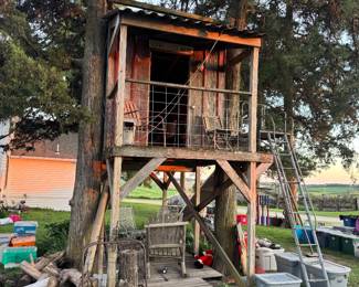Mcm midcentury modern themed treehouse