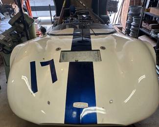 LeGrand Vintage Race Car. Lotus.  25k or best offer.  We have prominence all the back to the 60s his racing outfits every receipt logo books.   This is a rare find for a curator that could put all this history together.   All the spare and used parts too plus all his tools!  Must see!