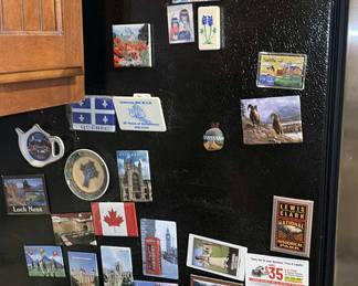 Lot 249: Travel souvenir magnets