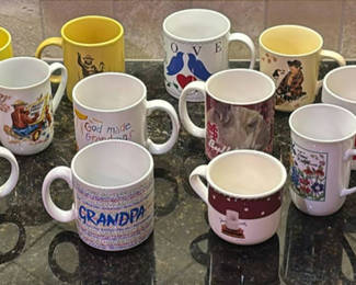 Lot 31: Assorted Ceramic Coffee Mugs