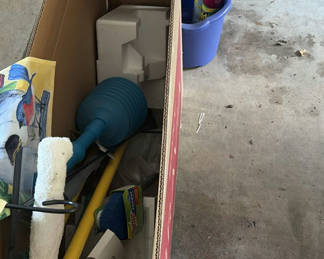 Lot 223: Assorted Cleaning Tools and Supplies