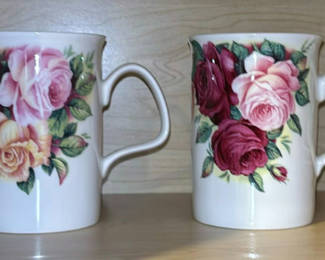 Lot 45: Floral Ceramic Dishware Assortment