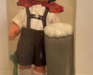 Lot 109: Traditional Attire Doll with Accessories in Clear Display Case