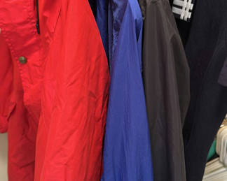 Lot 110: Assorted Jackets and Orvis Dress