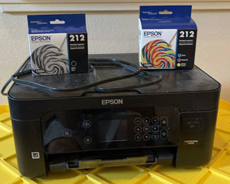 Lot 245: Epson XP-4100 All-in-One Printer with 212 Ink Cartridges