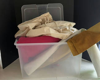 Lot 218: Assorted Canvas and Fabric Textiles