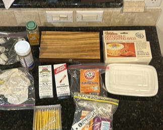 Lot 53: Assorted Baking, Craft, and Household Supplies
