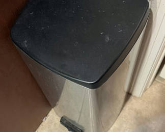 Lot 251: Brabantia stainless steel pedal trash can