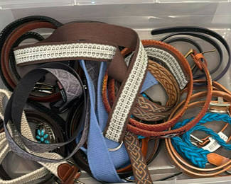 Lot 4: Assorted Belts Collection