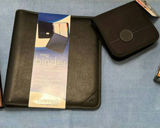 Lot 122: Presentation Book, Ring Binder, Organizer Case, and Digital Scale