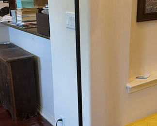 Lot 241: Floor lamp with frosted glass bowl shade