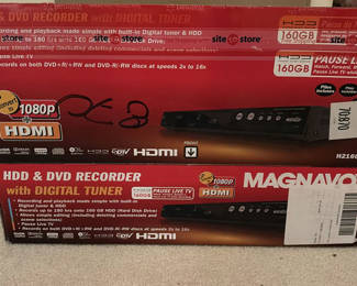 Lot 237: Magnavox HDD and DVD Recorder with Digital Tuner (160GB)