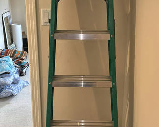Lot 59: Werner Fiberglass Step Ladder