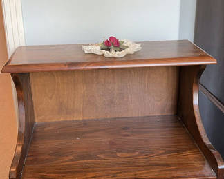 Lot 231: Wooden Cabinet with Drawer and Playing Card Set