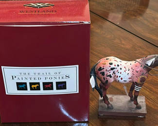 Lot 13: Westland Giftware The Trail of Painted Ponies Horse Figurine with Box