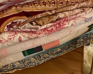 Quilts and linens