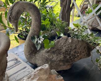 Concrete swan