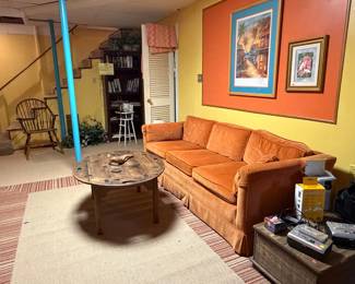 Mid-Century Sofa /Dropleaf Coffee Table