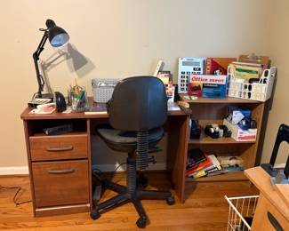 Desk and Bookcase