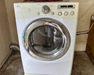 LG Dryer W/Pedestal Dries Accordingly 