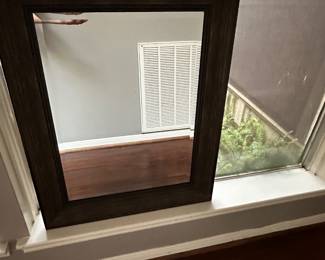 Quaint Little Wooden Mirror