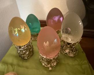 Arthur Court Crystal Egg Collection 1996-2001