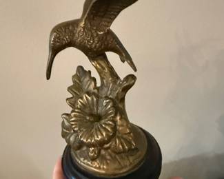 Brass hummingbird