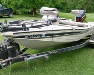 01 FISHER 175 V MARSH 24FT BOAT