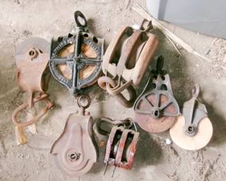 WOOD PULLEYS