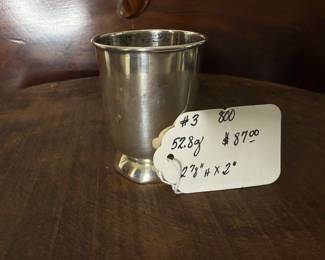 Item 3 800 silver 52.8 g $87.00 Pin cup also perfect for matches, cotton swabs and other small items.