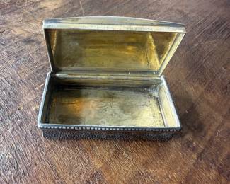 Item 82 unmarked 2.5"L  by 1.5"w  by .75h $40.00
