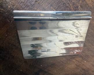  Item 82  unmarked Spring hinged card case $25