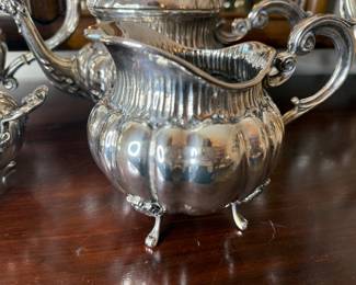 Item 1 800 silver 5,079g TW $8,431.00 4 piece tea service with dragon spouts