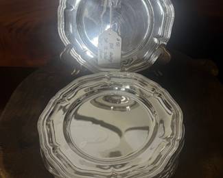 Item 50 800 silver 2623g $4,354.00 set twelve 81/2" salad plates