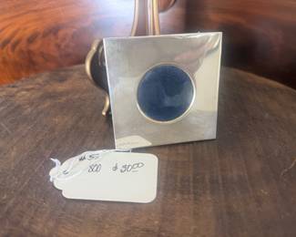 Item 53 800 silver $30.00 wall hanging small picture frame