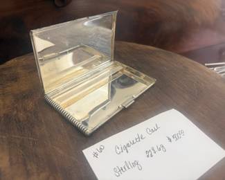 Item 60 Sterling 925 228g $440.00 Cigarette Case