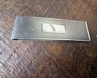 Item 18 800 13.6g  silver money clip  $20.00