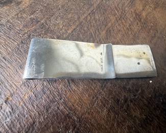 Item 18 800 13.6g  silver money clip  $20.00