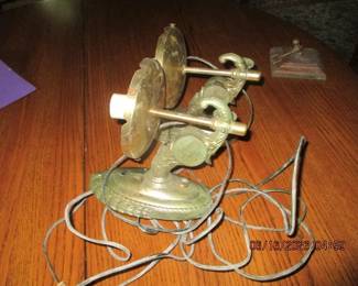 Antique brass Budweiser sconces
