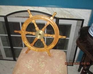 Captain's ship wheel