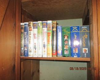 Children's VHS tapes