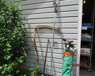 tree trimmer, antique scythe