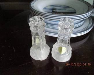 Lenox Light House salt and Pepper shakers